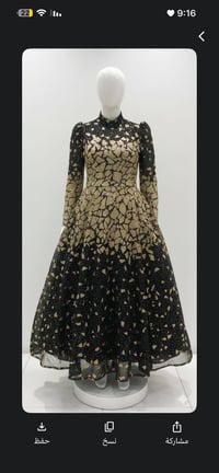 فستان محجبات • شيفون لماع • مبطن