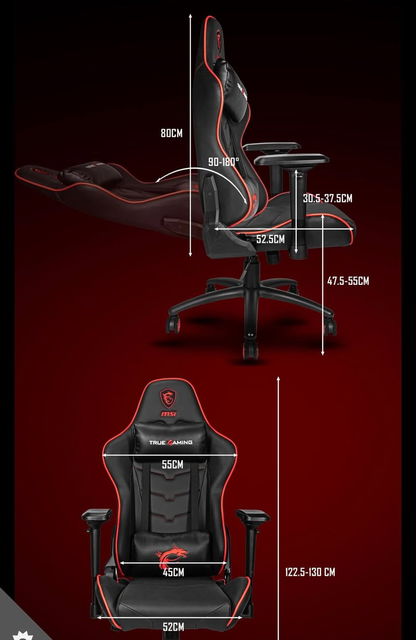 نرخی100$ 
کورسی گەیمینگ MSI Mag Ch 120 شتی زۆر باش و کەم بەکار هاتو تەنها شوێن دەستەکەی یەکیان کەمێک شوختی هەیە
نرخی ڕاستی خۆی 250$


**إذا كنت صاحب هذا الإعلان وتريد حذفه لأي سبب، رجاءا أرسل رسالة إلى الدعم الفني**