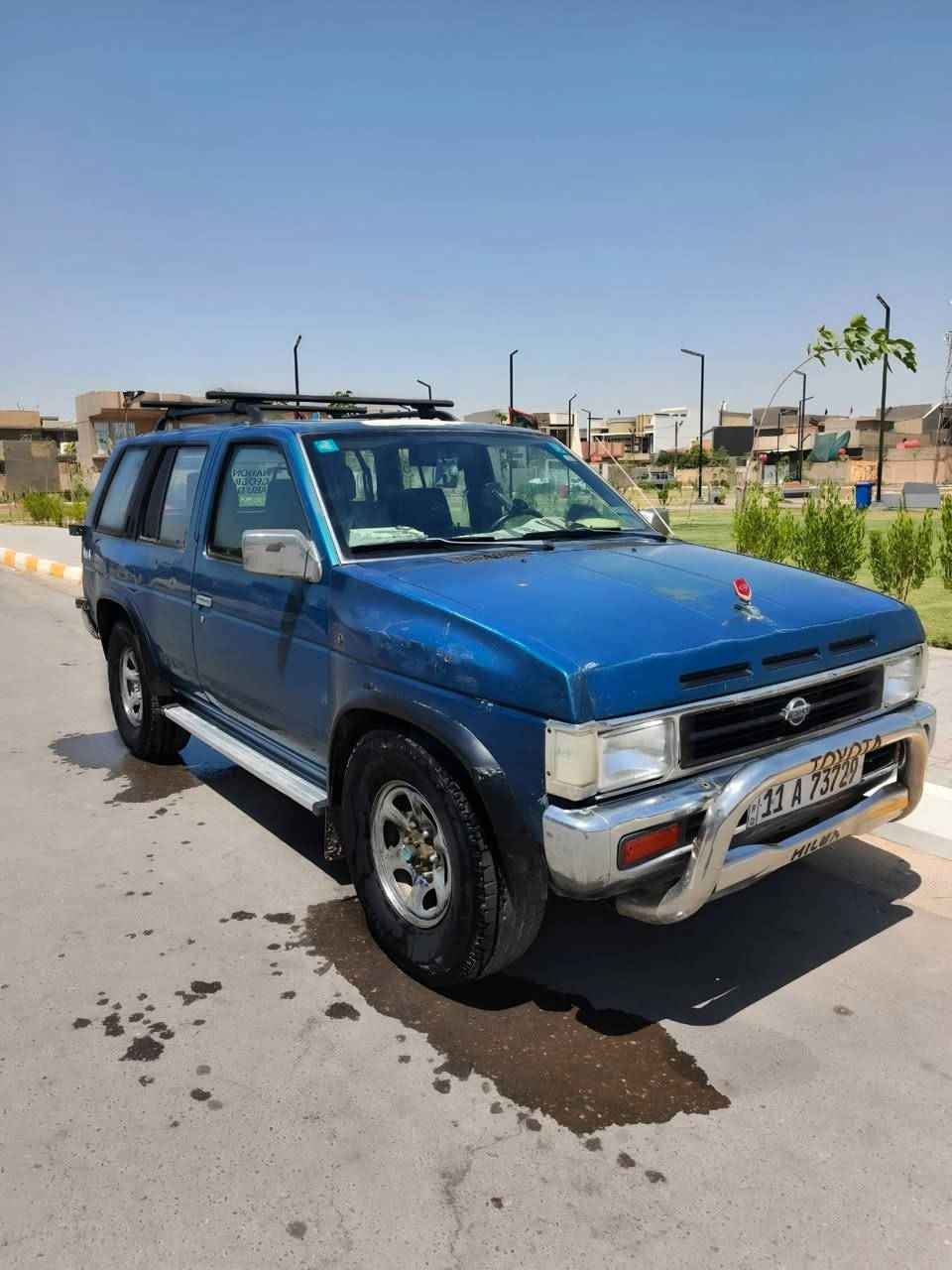نيسان باثفندر 1993 🚙
محرك 4 سلندر 2400 📽
دفع رباعي 4×4 🚙
كير عادي 5 سرعات 🕹
بدون صبغ أو معجون
تبريد شغال 🥶❄
كهربائياته كلها شغالة 💡
السيارة بلاديّة 👌🏻
محرك وكير وشاصي وصدر ممتاز 💯
أوراقها كاملة وجاهزة للنقل 📃
رقمها نكليزي بغداد ✅
السعر (60) وبيه مجال 
*********** للمشتري الجاد فقط
*********** للمشتري الجاد فقط
