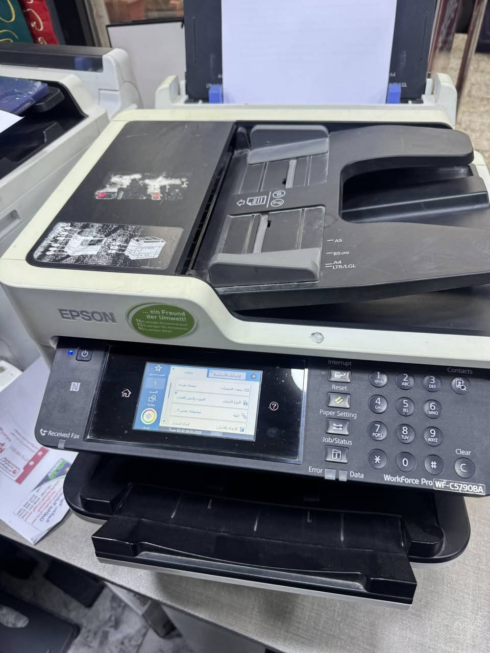 طابعة epson wf-c5790
بدون سكنررر شغالة طابعة 
عدد مطبوع 1500
سعر مناسب جداً 300 الف بي مجال بسيط 
مع توصيل مجاني لكافة محافظات


**إذا كنت صاحب هذا الإعلان وتريد حذفه لأي سبب، رجاءا أرسل رسالة إلى الدعم الفني**
