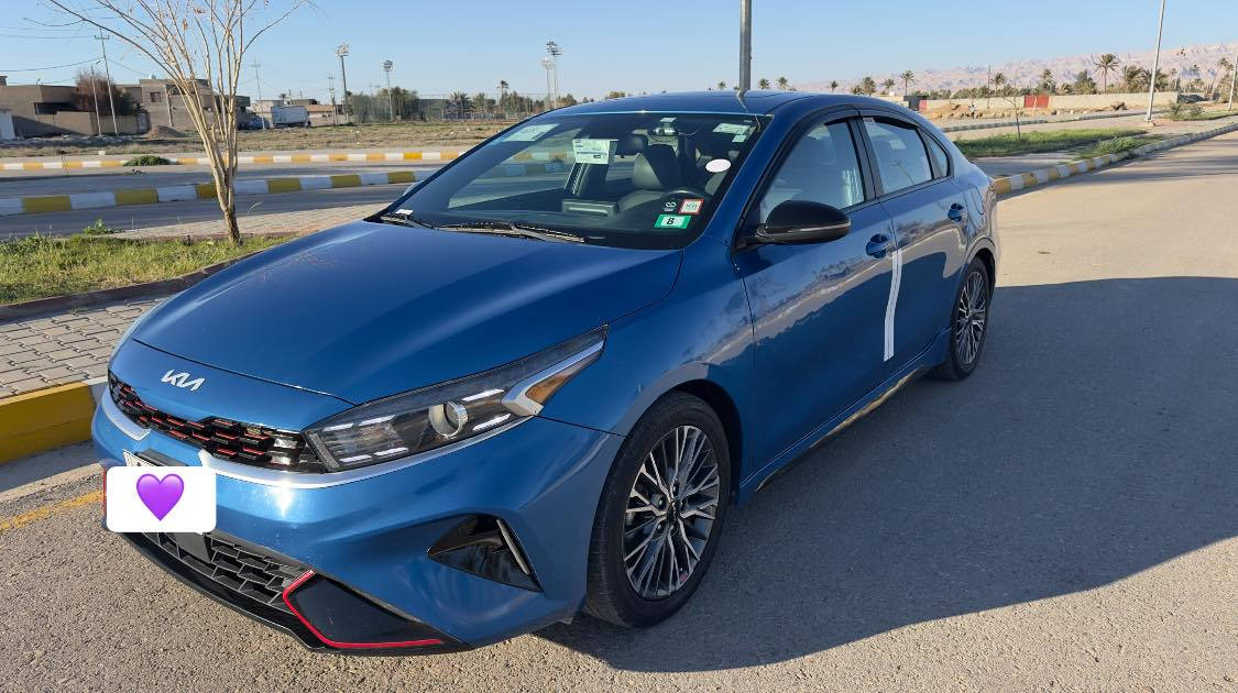 كيا فورتي جيتي لاين Forte GT Line 2022
باسمي السيارة 

سياره حادثه جاملغ امامي وخلفي وباب جهة السائق تعديل بارد عدا الجاملغ الخلفي مصبوغ 
كير مكينه كفاله 

بصمة + بصمة ابواب
تشغيل عن بعد 
فتحة سقف سلايد روف 
ستيرن سبورت D
كشنات حضن
كشنات جلد + مخمل البلاديات 
فول تحكمات ستيرن
رادار امامي +رادرات جانبية 
تحديد مسار + نقاط عمياء 
توقف ذاتي عند الاقتراب
شاشة كبيرة + كاميرا خلفية دوارة
ويل كب سبورت البلادي مال Gt line 
‏LED داخل اللايت بلادي
اشاير بالمري
مود درايف ( نورمال - سبورت - سمارت )
اللون ازرق جويتي لون مميز 
السيارة ماشيه 53 الف ميل وقابل للزيادة
السعر 165 وبي مجال
للتواصل ***********
