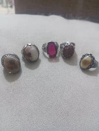 محابس للبيع ثلاثة عطف واحد ياقوت باريسي واحد طش الرمل فضة 925. الشراي ...