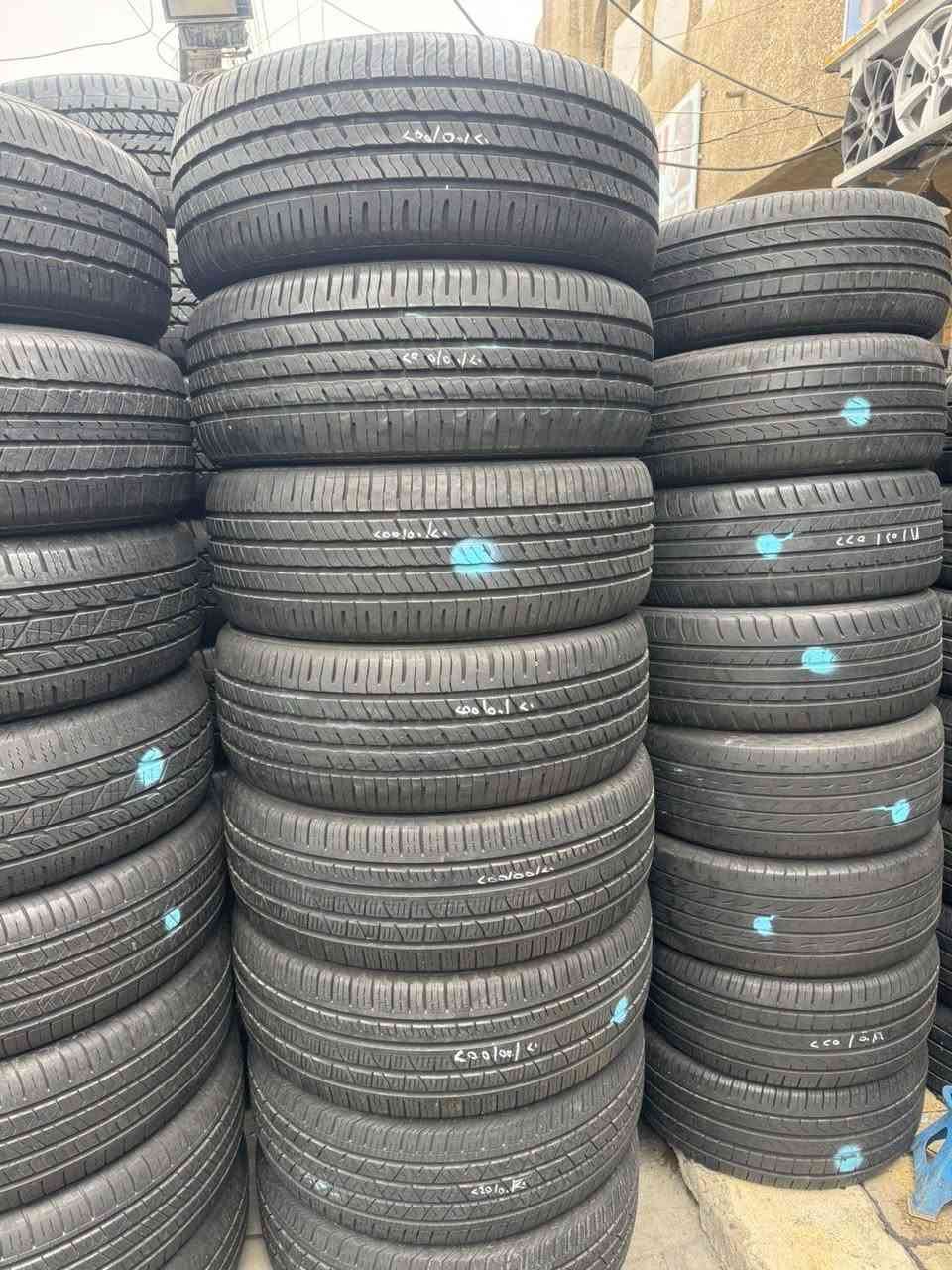 يالله تم وصول حاويه إطارات باله جميع انواع القياسات والماركات ياباني كوري تايلندي الماني امريكي نقشات خشنه وناعمه العنوان بغداد ويوجد لدينا توصيل لجميع المحافظات للاستفسار ***********

