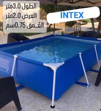 مسبح انتيكس • ٣م×٢م×٧٥سم • غطاء انتيكس