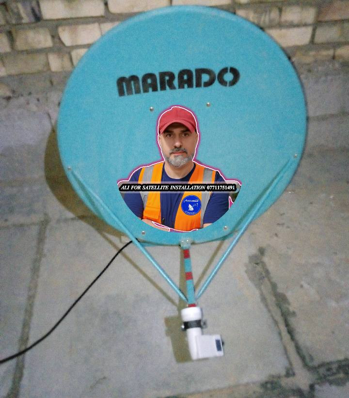 (#رحم #الله #امرأ #عمل #عملا #صالحا #فأتقنه)🧿
💥 تم تنصيب طبق أرضي نوع MARADO/ نيل سات
💥الاولمبي / Strong مدخلين ... تشغيل واحد 
💥الاشارة/ 93%
💥الموقع / جسر ديالى ... العريفية 
........................
📡 خدمات تنصيب وصيانة الستلايت 📡
..........................................................
نقدّم لكم تنصيب ستلايت بجميع الأحجام والأشكال
✔️ دقة عالية في توجيه الطبق
✔️ استقبال جميع الأقمار بجودة ممتازة
✔️ صيانة وفحص الإشارة
✔️ تبديل LNB وأسلاك أصلية
✔️ سرعة في الإنجاز وأسعار مناسبة
..............................................
(نخدم المنازل ، المحلات )
📺 وضوح عالي – إشارة ثابتة – عمل مضمون
📞 للتواصل والحجز : (***********)

