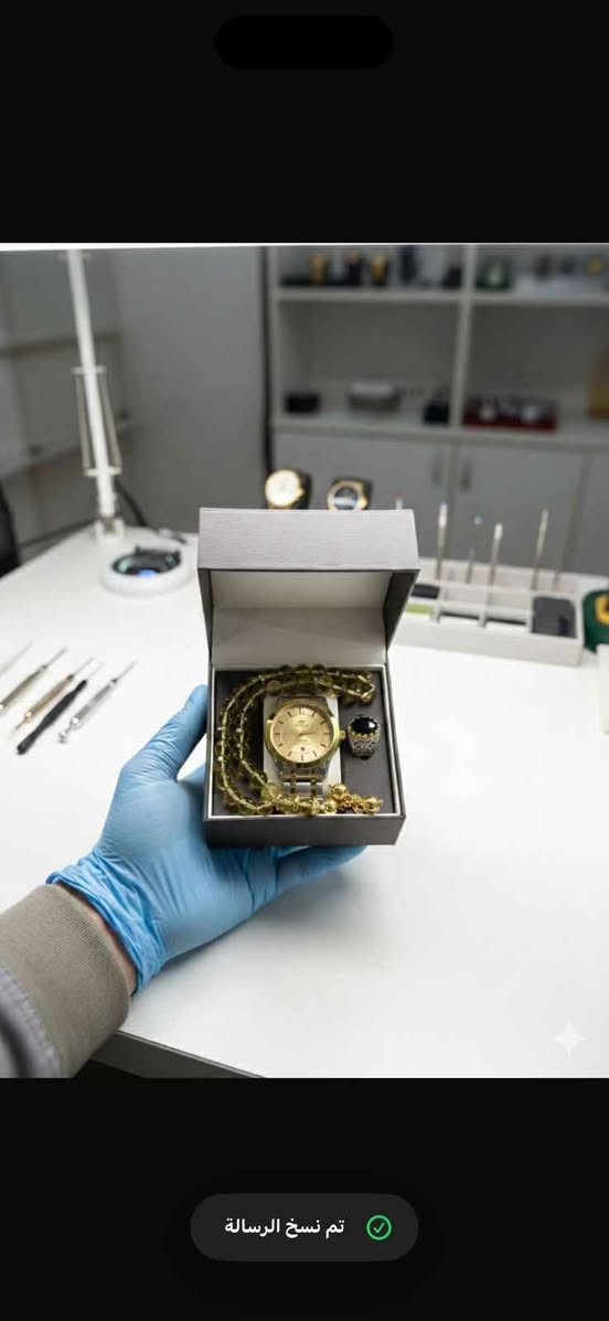 عرض هديه 

1، ساعه اصليه 
2، محبس 
3، سبحه 
4، بوكس جلد 

سعر البكج 18 الف بغداد, العراق


**إذا كنت صاحب هذا الإعلان وتريد حذفه لأي سبب، رجاءا أرسل رسالة إلى الدعم الفني**