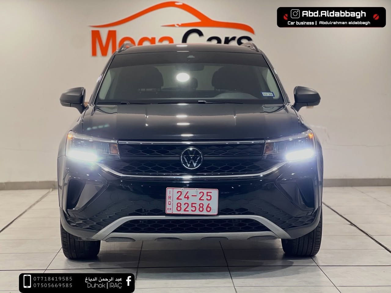 فولكس واكن تاوس 2024 S 
VOLKSWAGEN TAOS
ماشيه 36 الف ميل فقط 
مواصفات S بصمة، هاند بريك الكتروني ، 
تحكمات بالستيرن  تحديد مسار ، شاشة ديجيتال 
وباقي المواصفات معروفة 
ضرر السيارة 
جاملغ السايق صبغ و ربع الباب 
بدون ايرباك كلها بلادي 
3VV5X7B27RM053041
السيارة كاتى تترقم شمالي 
السعر : 168$ ورقة و بيها مجال 
مكان السيارة دهوك معارض الجديدة 
لباقي التفاصيل تواصل ع الارقام واتساب 
***********
***********
