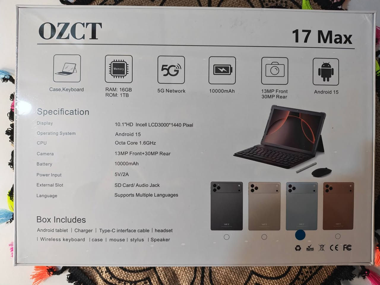 🔥 تابلت 1 تيرا مع ملحقاته الكاملة
جديد بعدة بالسليفون مالته ✅
خلي سعرك وبالعافية 🧡


**إذا كنت صاحب هذا الإعلان وتريد حذفه لأي سبب، رجاءا أرسل رسالة إلى الدعم الفني**