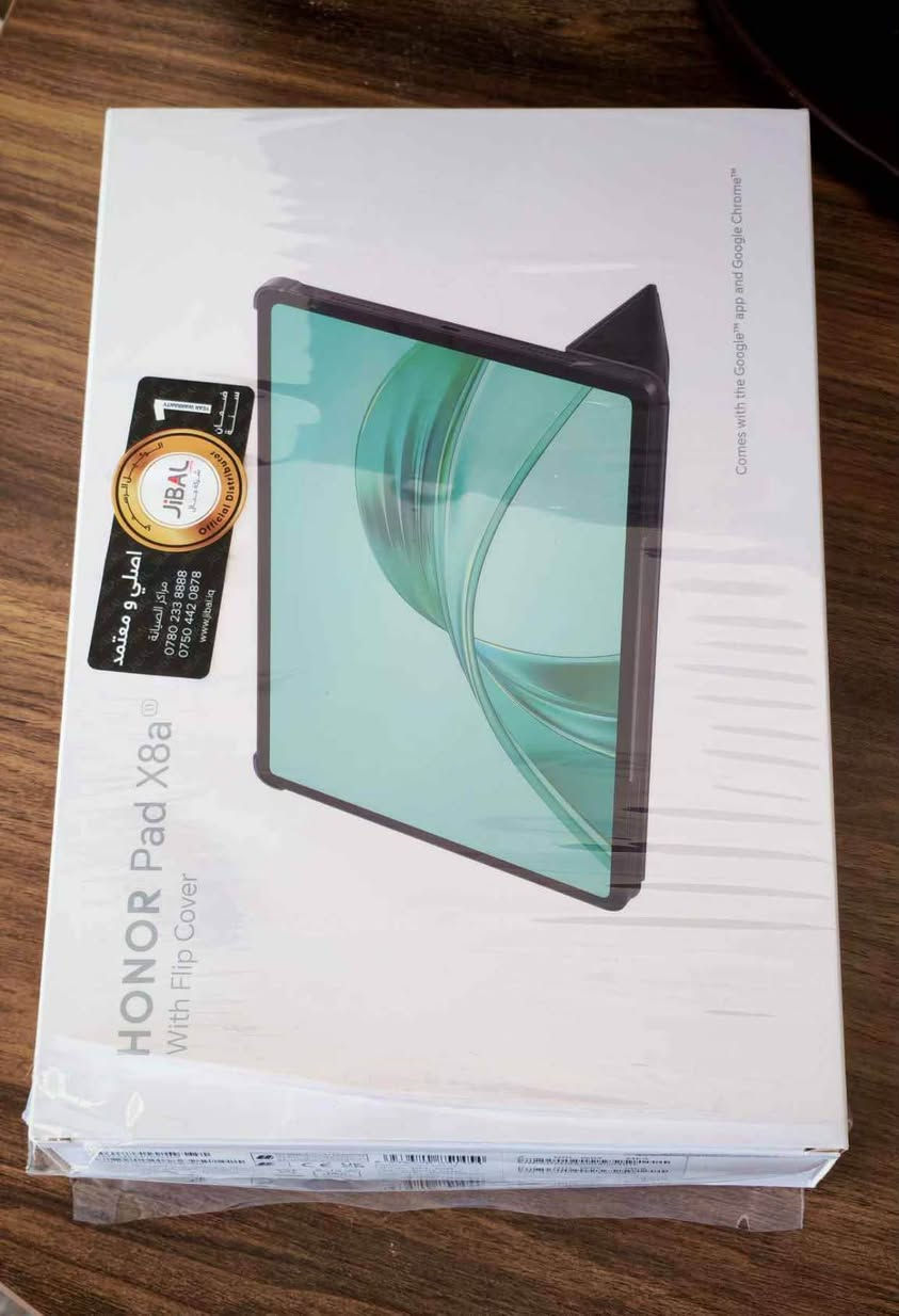 Honor Pad X8a
مع كفر دفتري ستاند و كارتون و شاحنة
جهاز نظيف مستعمل شي قليل 
ضمان شركة جبال (باقي ٥ اشهر)
ذاكرة 128
حجم الشاشة ١١ انج
كامرة 5MP
حجم الباتري 8300mAh
snapdragon 680 4g معالج

التواصل واتساب ***********
العنوان الموصل
