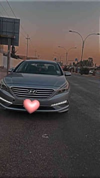 هونداي سوناتا 2015 وأرد امريكي   حادثها بسيط دعاميه خلفيه  وشوية من حو...