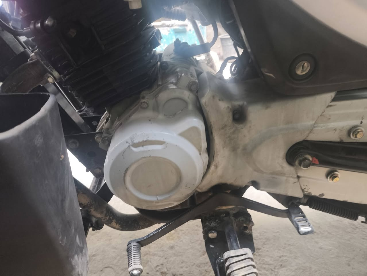 ياالله 
محرك بوكسر 23
مكفول وشغال وبعده مشدود ع الدراجه تجي تفحص وهو بالدراجه
سبب البيع أريد أحور إيراني 
مكاني بغداد الوشاش قريب ع الإسكان 
سعره 300وبيه مجال 
رقمي ***********
