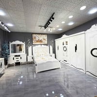 غرفة نوم موديل جديد • دولاب 6أبواب 9قطع • مقاس 2.40×3.20