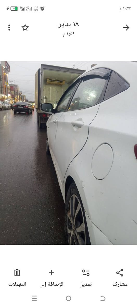 السلام عليكم اكسنت2011 خليجي السيارة المحرك 1600 ‏قطر تيم ￼  حقيقي السيارة بيها صبغ جاملخ الايمن بوند 
سياره باسمي شرط التحويل
كير محرك كفالة صدر امامي وخلفي جديد تخم تاير جديد باتري جديد رقم وهزه جديد كامرة شاشة تحكمات 5 ويل كب  اشاير بالمري العنوان موصل  مرفق ويه الصور  السعر100 $ غير متواجد على فيس رقم الهاتف8 0771730815
‏‪*********** استفسار اتصل
