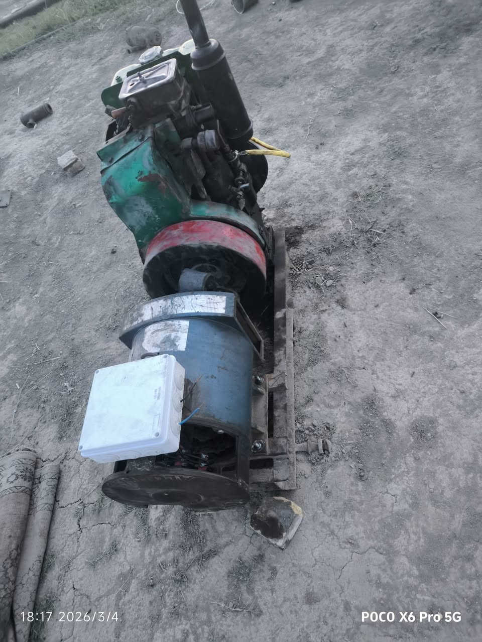 السلام عليكم مولده هندي 10 حصان راس توليد 10 كي دي مولده خير من الله مكان بابل الكفل السعر600  اتصال على هذا الرقم***********
