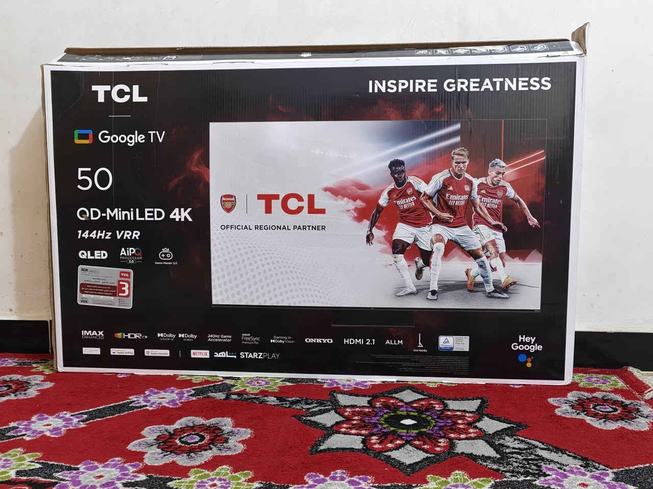 تلفزيون tcl c755 حجم 50 mnlid النظافة 100% ريمونتات ثنين قاعدة وسطية مالته كلشي وكارتون وكرتن ضمان اخر اصدار للبيع السعر 575 قفل مكاني بغداد اي استفسار عالرقم ***********
