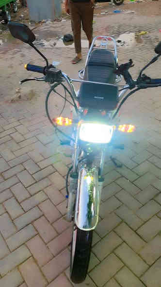 سلام عليكم دراجه يراني خمسه كير  دراجه حلوه موديل 2020 كير محرك مكفول مكاني بغداد الحسينية الراشديه سعر ٤٠٠ رقم ***********

