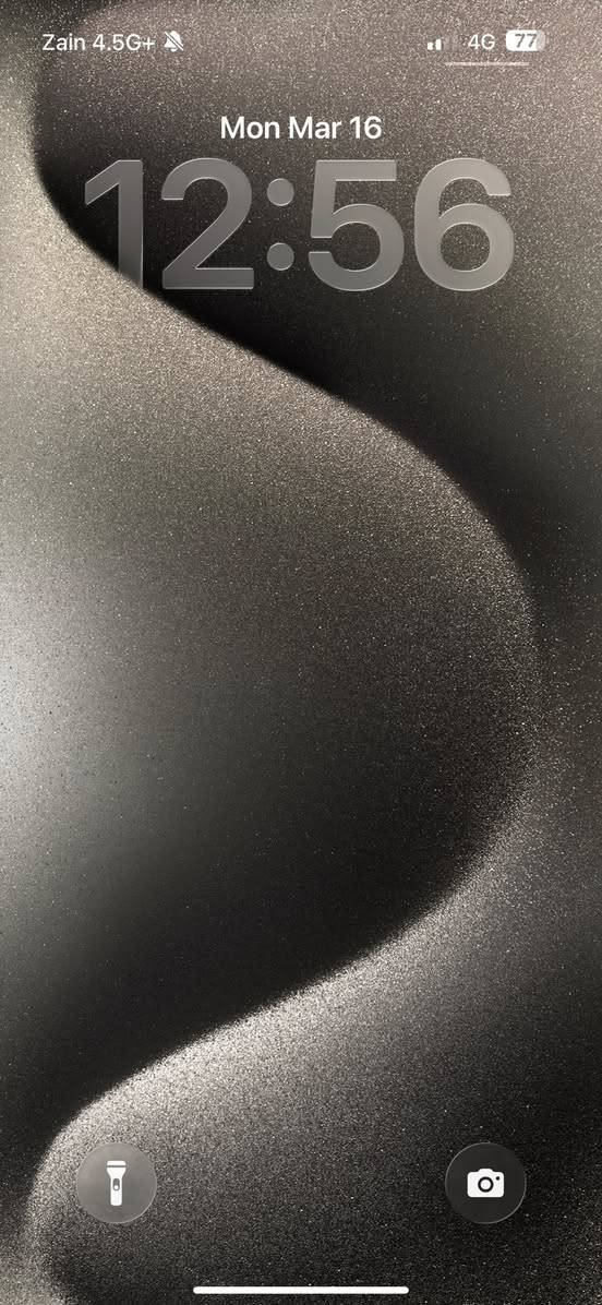 السلام عليكم 
ايفون 15pro maxتيتانيوم شرق اوسط مكفول ما داخل تصليح بطاريه %87  السعر قفل 1150 مكاني الناصرية  ***********
