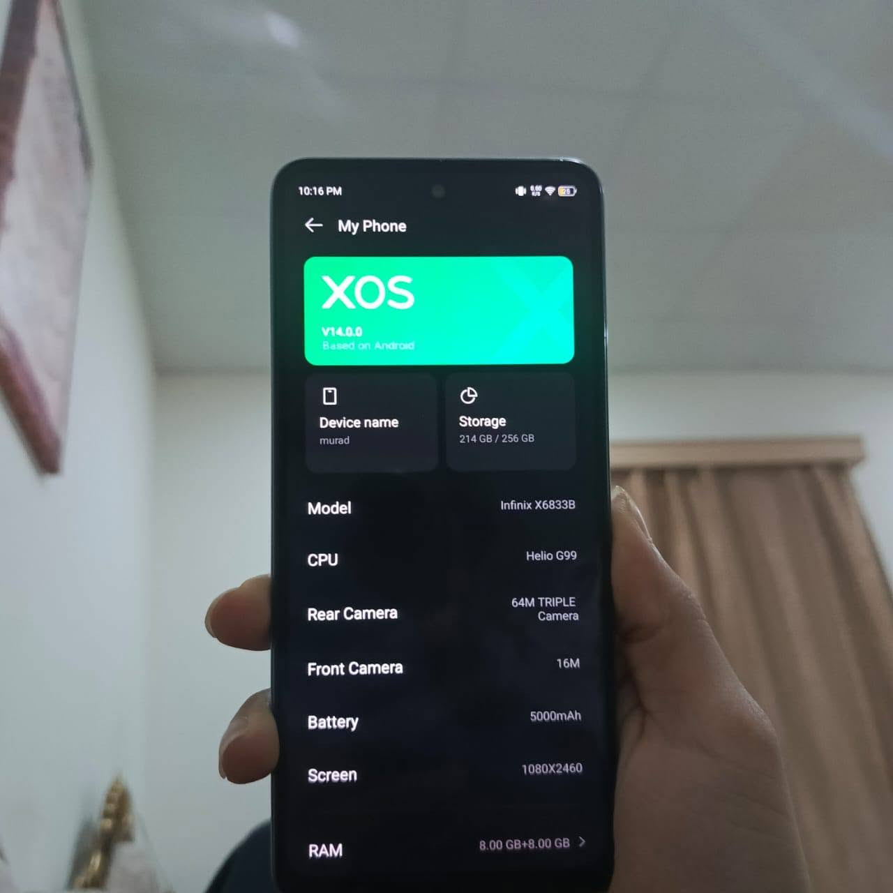 Infinix Note 30 لون كزازي يتغير لونه عل حسب الاضائه
ذاكره 256

رام 12

بطاريه 5000 

كامره 64 ميكا بكسل 

تجي ويا شاحنه اصليه انفنكس 45 واط وسماعات ايربود

سعر 170.000 وبي مجال

نضيفف من اي تبديل أو كسر أو شخط بعده بحاله الشركه


**إذا كنت صاحب هذا الإعلان وتريد حذفه لأي سبب، رجاءا أرسل رسالة إلى الدعم الفني**