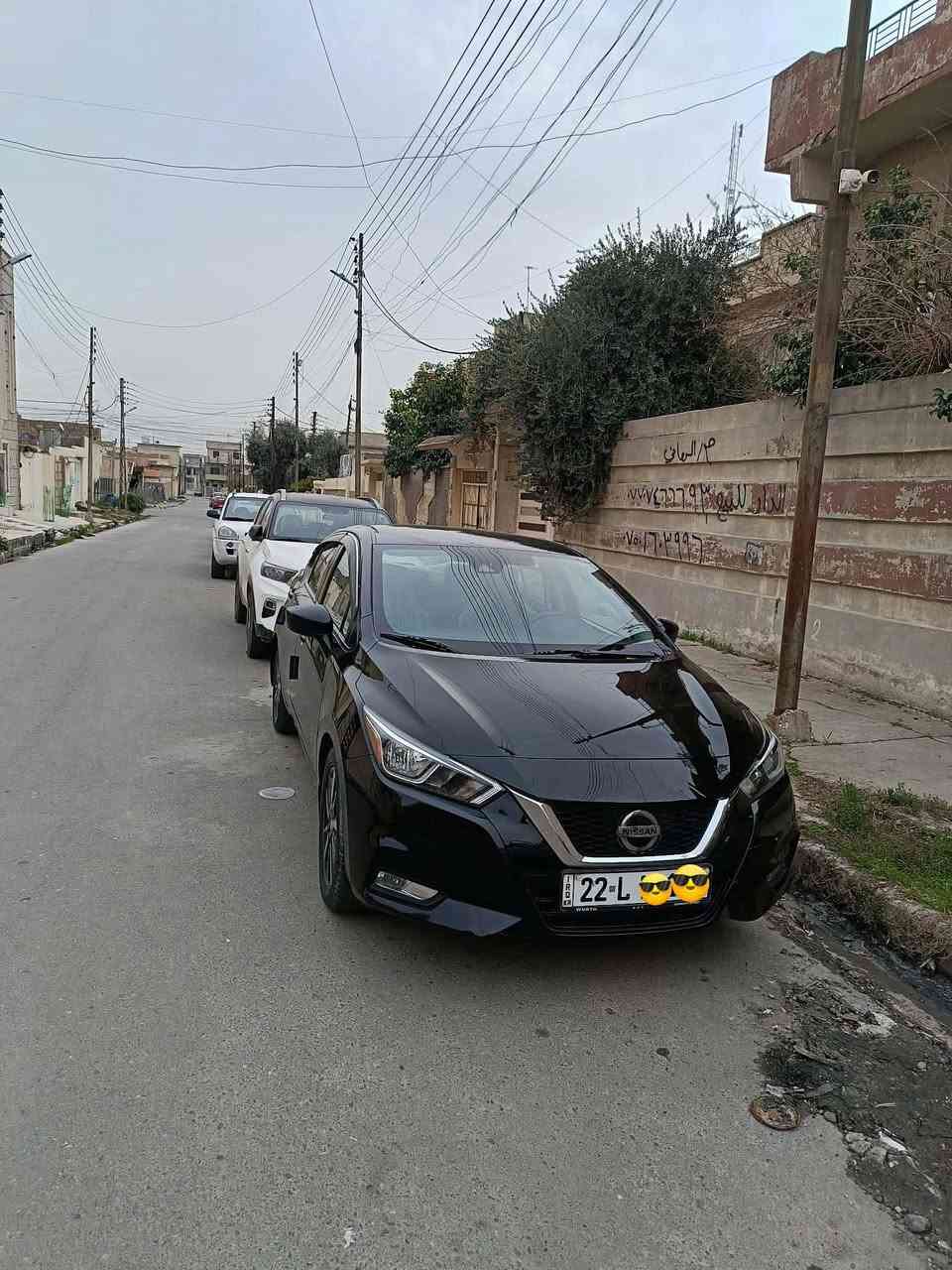 نيسان فيرسا 2022 حادثه جاملق خلف السكن  السعر 120 الشراي يتصل ***********/***********
