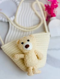حقيبة دب • كروس بودي • قطني ناعم