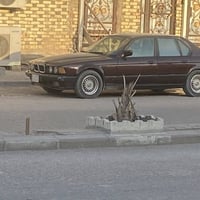 BMW 740مكينه 8 مسكر موديل 93 رقم بغداد الماني باسمي سلايد روف طكتين دب...