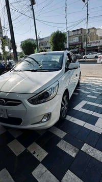 اكسنت موديل 14 خليجيه سياره مال بيت رقم جديد بغداد بأسمي  مكفوله من صب...