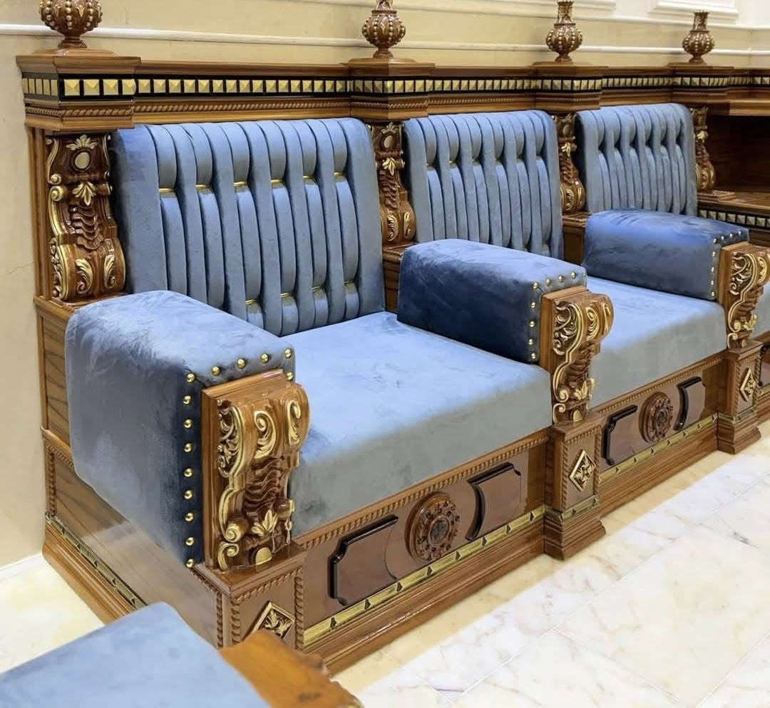 😉رجعنا وياكم بعرض خاص 😉
لأصحاب الاناقة والذوق الرفيع تم الأعلان عن أروع الموديلات 
الزان صاج 😊 
تفاصيل العمل 🪚الهيكل زان وصاج  المقعد بلوك اسود أبو 16 
الإسفنج اكسترا المقعد 10سم الضهر 4سم 👍
الصبغ سحگ قطنة 👌🏻 نوع القماش - جكور -وتر بروف -كتان _
والقماش حسب طلب الزبون 🥰
معة هدية 🎁 طبلة وسطية معة مساند 🙂  
سعر المتر من _135 إلى200 الف 
{ضمان لمدة 10 سنوات  من وقت التسليم بالخشب والإسفنج }
يوجد لدينا كادر - للقياسات مجاني لجميع المحافظات 😉
للحجز والاستفسار يرجى مراسلتنا


**إذا كنت صاحب هذا الإعلان وتريد حذفه لأي سبب، رجاءا أرسل رسالة إلى الدعم الفني**