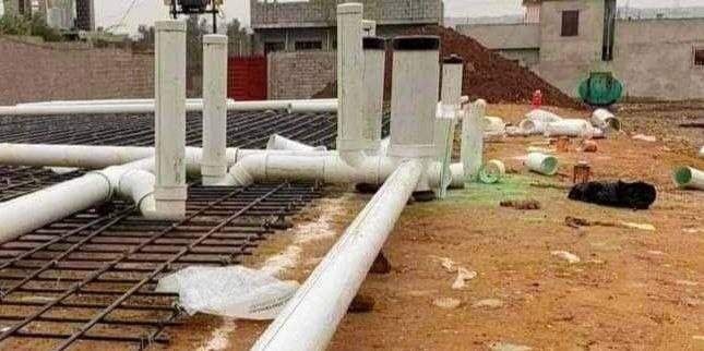 عمل رفت 
تأسيس للساحبه داخل سقف ثانوي للصحيات.
تم بحمد الله اكمال تأسيس مجاري بيت ١٠٠ متر في شارع القدس 
للاتصال ***********
***********
