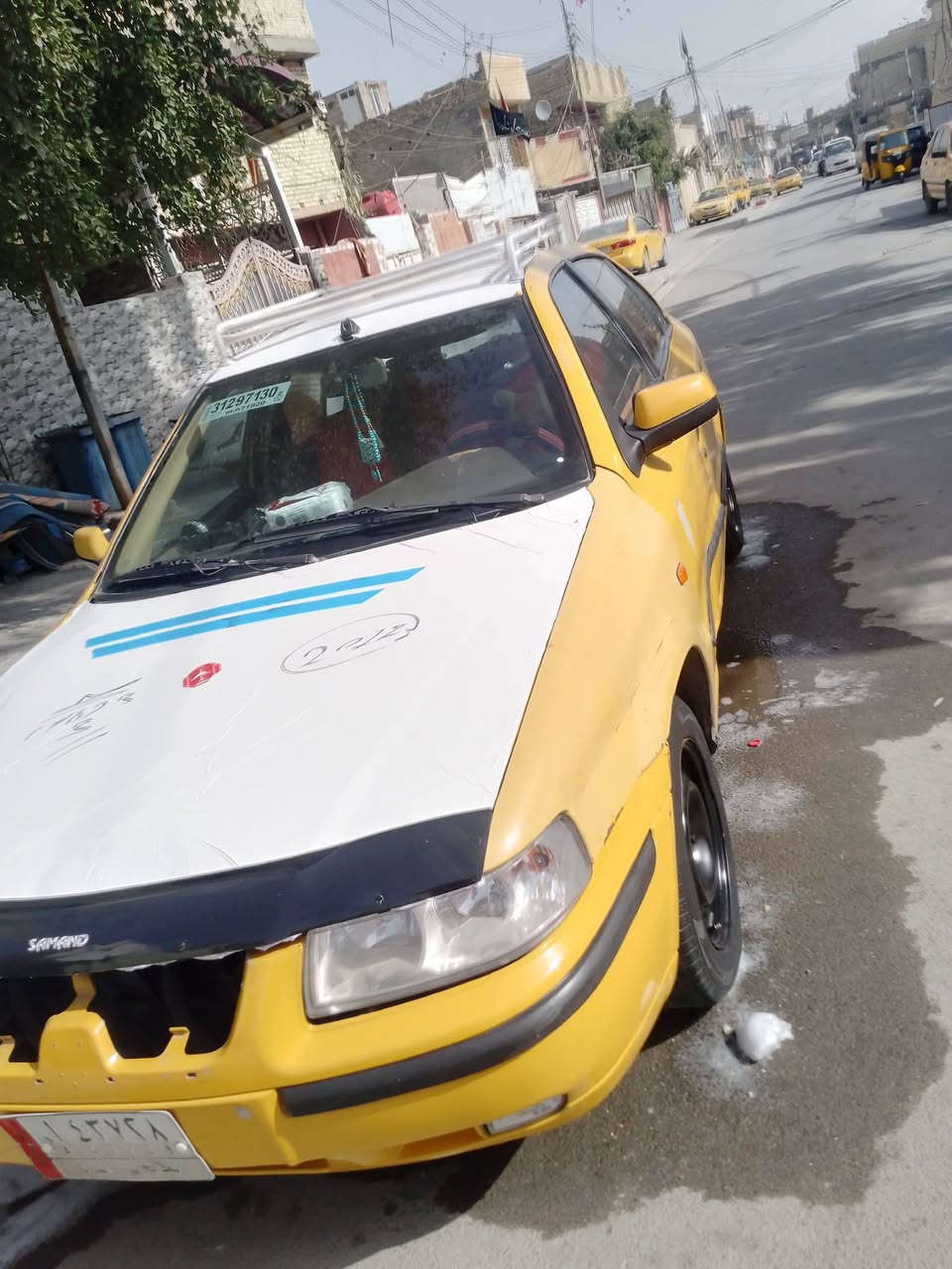 سمند ناطقه 2011
مكينه وكير مكفولات صدر جديد تخم تاير جديد 
مصفره هيئة وغرامات 
تبريد شغال سياره جاهزه كبل للشارع 
السعر 25 وبيها مجال تحويل ثاني يوم 
الرقم *********** وبي واتساب 
المكان: بغداد الشعب 
ماموجود بلفيس
