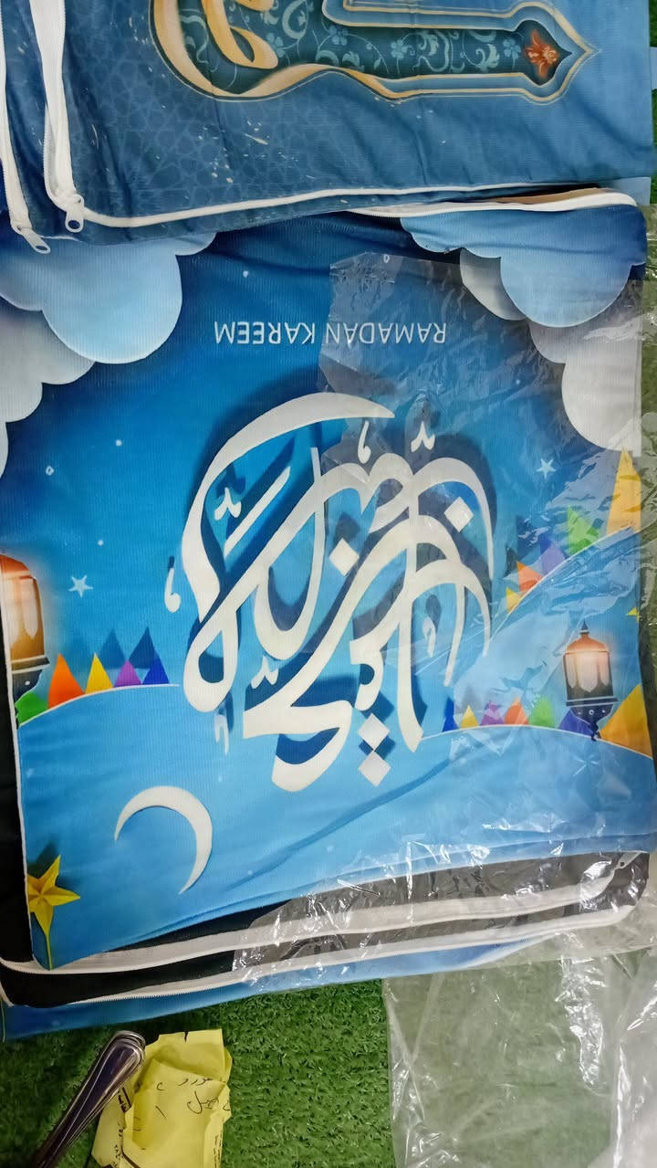 يا لله اللهم صلى على محمد وال محمد 
توفر وجه كوشه رمضاني قياس ٤٠ سم 
سعر الدرزن ١٢ قطعه ١٠ ألف الدرزن مشكل نقشات 
يوجد توصيل جميع المحافظات 
للحجز والاستفسار مراسله الصفحه


**إذا كنت صاحب هذا الإعلان وتريد حذفه لأي سبب، رجاءا أرسل رسالة إلى الدعم الفني**
