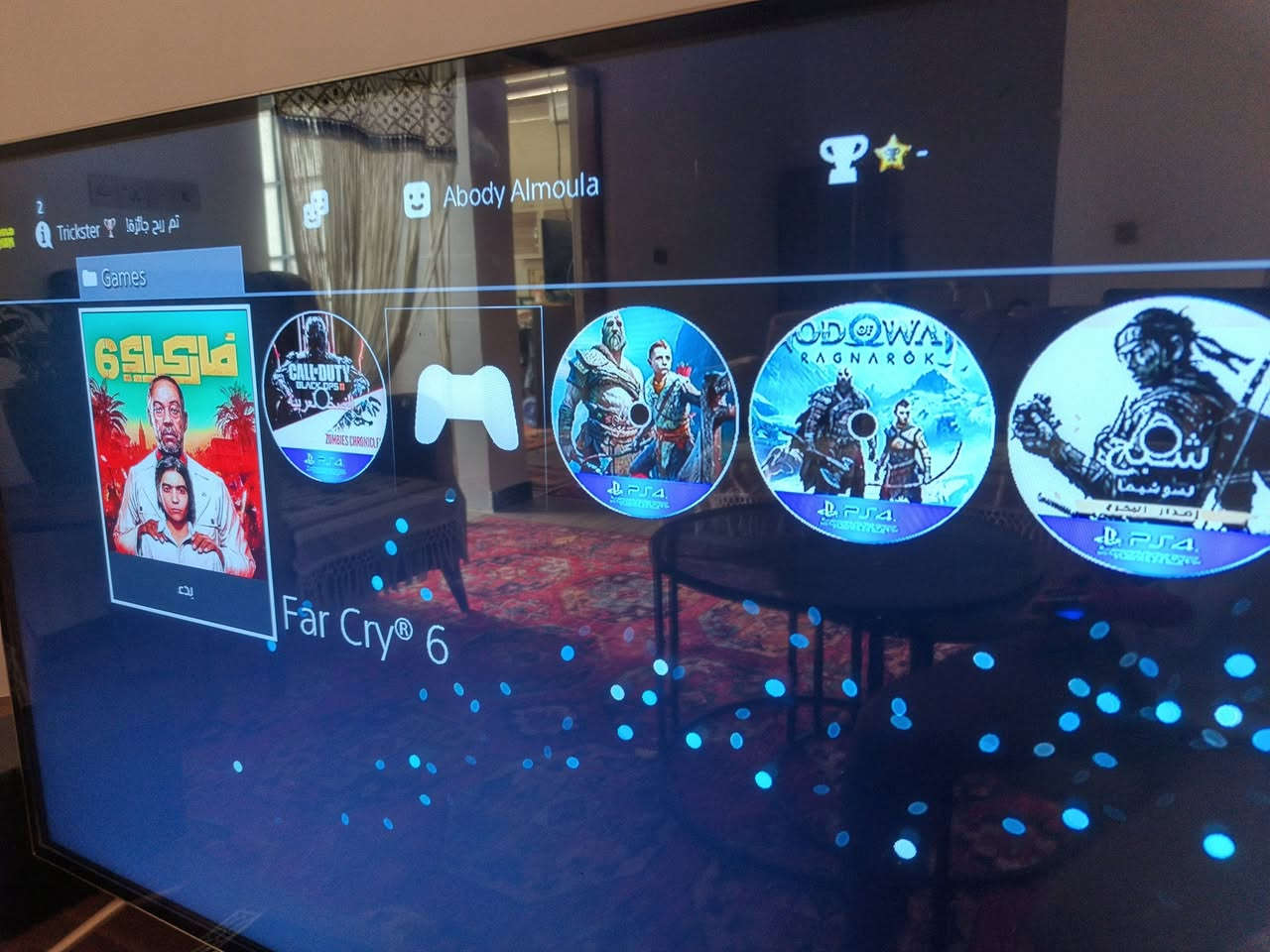 سلام عليكم -- للبيع
بلي فور مهكر برو واحد تيرا 
(لوك ستيكر) 
فئة باندل 
نسخة سبايدرمان
تهكير باندا 
مع هارد خارجي نص تيرا
جوستك عدد 3 
وحدة مالته والباقيات تجاري
مع ups 1500 
بي ألعاب هواي من ضمنها كرة قدم21 
ودرايفر وانچارتد وآلهة الحرب وفاركراي وهواي بعد
وباقي ملحقاته  
السعر 380 مع UPS
بدونه 350 ألف 
مكان 📍 ديوانية 
تلفون 📞 ‏‪***********‬‏
أذا جنت من الديوانية أحسبه هو و ups ب 350
لا يوجد توصيل
