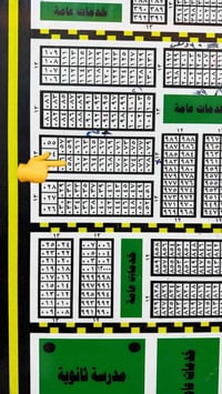 يا الله السلام عليكم قطعه للبيع توزيع  صحه 13الف رقمه 13058 مداور ثاني...