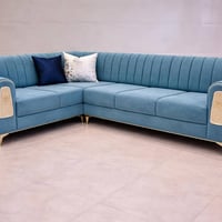 ديوان خمس مقاعد • توصيل لكل المحافظات • أزرق فاتح