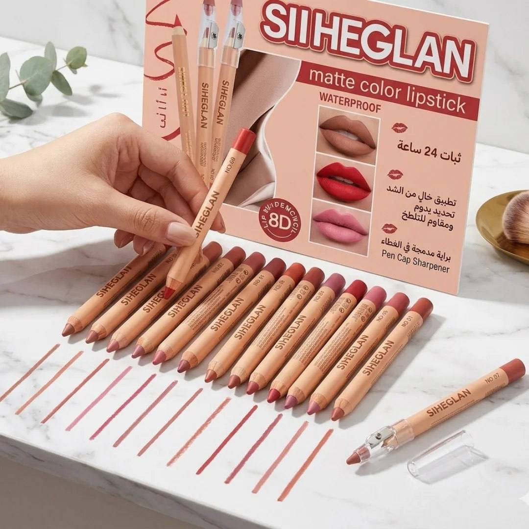 دقة وتنوع بلا حدود مع مجموعة SHAGIEM! ✨
لو كنتِ تبحثين عن التحديد المثالي الذي يدوم طويلاً، هذه المجموعة صُممت لكِ. 12 درجة مختلفة تبدأ من ألوان النيود الناعمة وصولاً إلى الأحمر الجريء، لتناسب كل إطلالاتك وكل ألوان أحمر الشفاه التي تمتلكينها.
• المميزات:
• 🍒ملمس كريمي ناعم يسهل الرسم.
• 🍒ثبات عالي يمنع تلطخ الروج.

✅ 12 درجة لونية متنوعة (من رقم 302 إلى 312).
✅ تحديد دقيق وواضح بلمسة واحدة.
✅ مظهر مطفي (Matte) وجذاب.

#للحجز_والاستفسار_مراسلة_خاص


**إذا كنت صاحب هذا الإعلان وتريد حذفه لأي سبب، رجاءا أرسل رسالة إلى الدعم الفني**