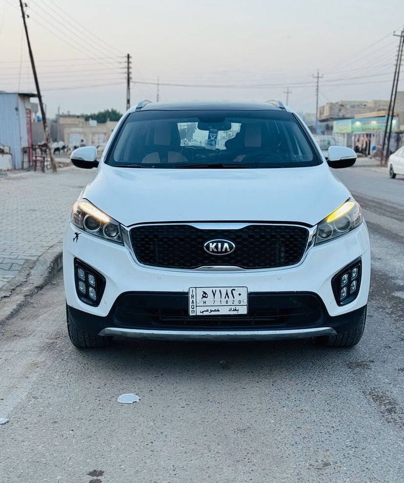 كيا سورنتو 2018 رقم بغداد
لون ابيض 
6سلندر  
7راكب 
بصمه 
داخل كريمي فاتح
شاشه بلاد نظام عرض
علامة سورنتو بلدوسة
3انظمه قياده 
بردات خلفية 
كشنات جلد  
اضواء ترحيب
 اشاره+مري قلابة
 حساسات خلفيه امامي
تبريد ٣ قطع منفصل
تحكم استيرن فول 
لد امامي وخلفي 
لايت زنون عالي ناصي 

السعر 190 $
مكان السيارة بغداد
غير متواجد ع الفيس 
للاستفسار ***********
