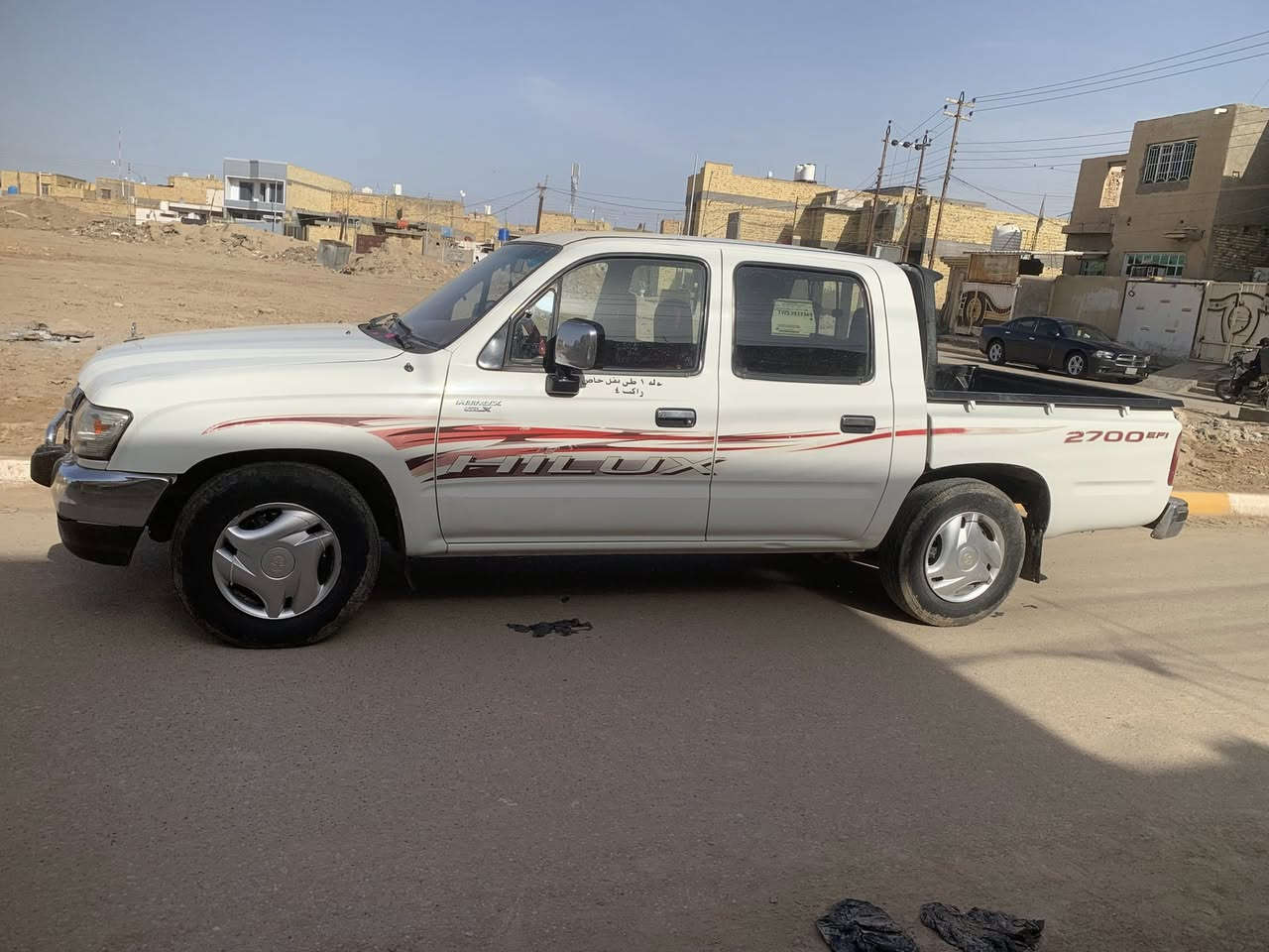 بيكب هايلوكس 2005 ياباني اصلي سياره مكفوله رقم انكليزي
رقم قادسيه انكليزي مداور ثاني يوم 
السياره مكفوله 
السعر 125 و بيها مجال للشراي 
للاستفسار   راسلني خاص
او اتصل على الرقم ***********
او 
مراسله واتس اب ***********
