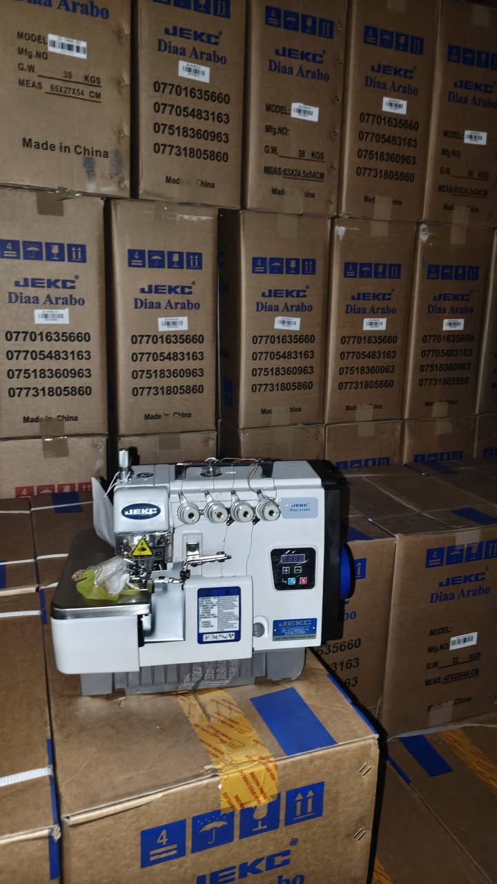 وكالة ضياء عربو لتجارة مكائن الخياطة
متوفر كافة انواع المكائن الصناعي الاصلي الحفر 
وبضمان حقيقي لمدة سنه علا كافة الاجزاء
الاستفسار واتساب
*********** 
ضياء عربو لتجارة مكائن الخياطة
