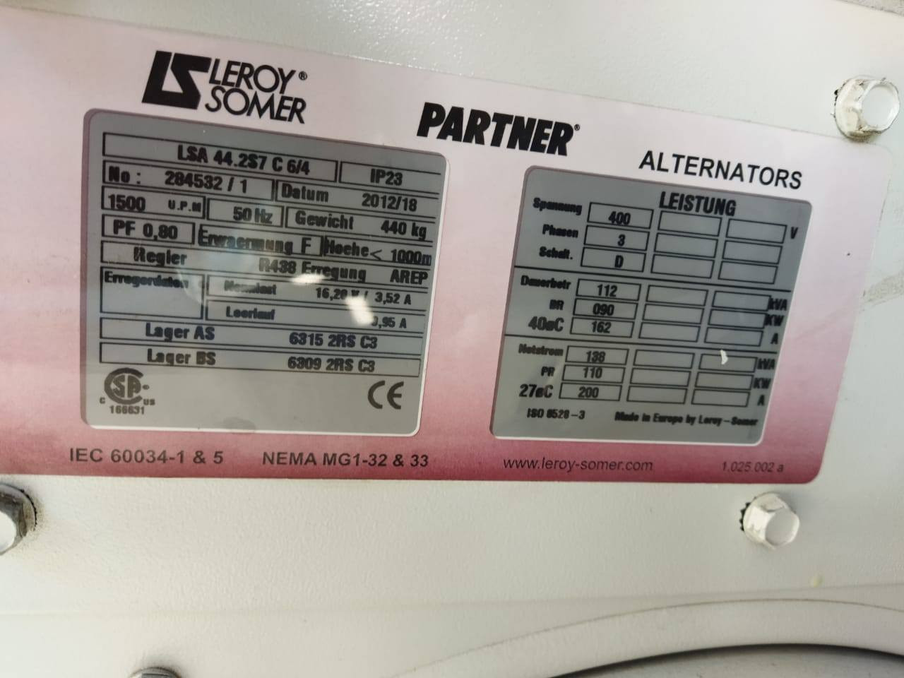 مواد ١٠٠ كيلو فولت امبير ٧٥ كيلو وات يعمل بالغاز للبيع


**إذا كنت صاحب هذا الإعلان وتريد حذفه لأي سبب، رجاءا أرسل رسالة إلى الدعم الفني**