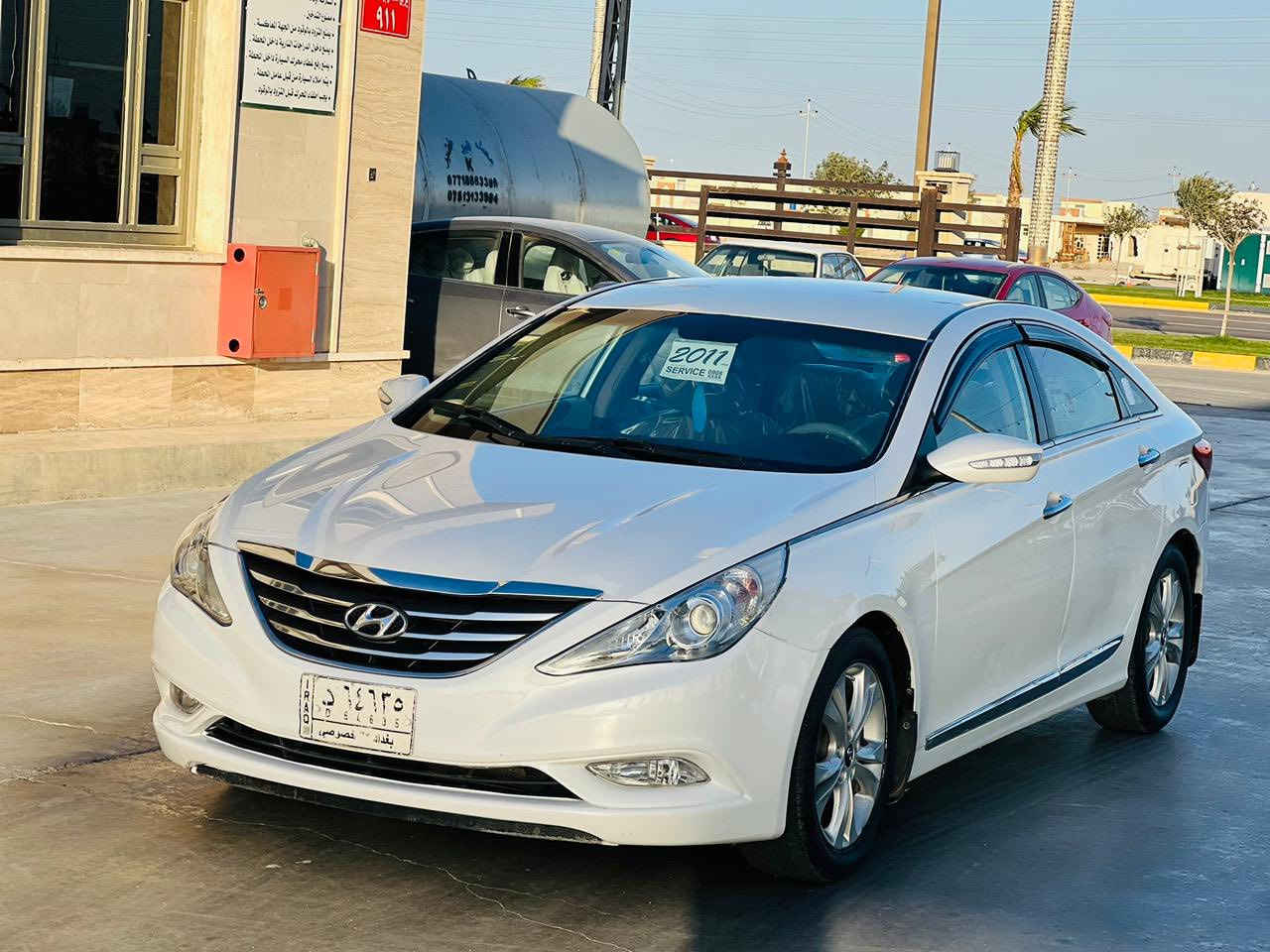 ا
السلام عليكم.   للبيع سوناتا.    موديل 2011
رقم بغداد.    مشروع وطني.     تحويل مباشر 

وارد خليجي.    فول عدا الفتحه.   
محرك. 2400.   خليجي.  دوش 

صبغ  ثلاث قطع.    بدون دواخل. 
شرط الفحص.  

السعر.  105.  وبيه مجال.      الكرمه الفلوجه
رقم الهاتف.  ***********
