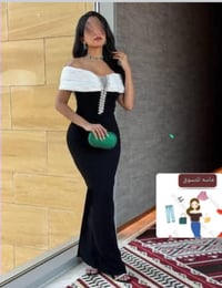فستان كريب سكوبا • نخب اول • مقاسات ٣٨-٤٤
