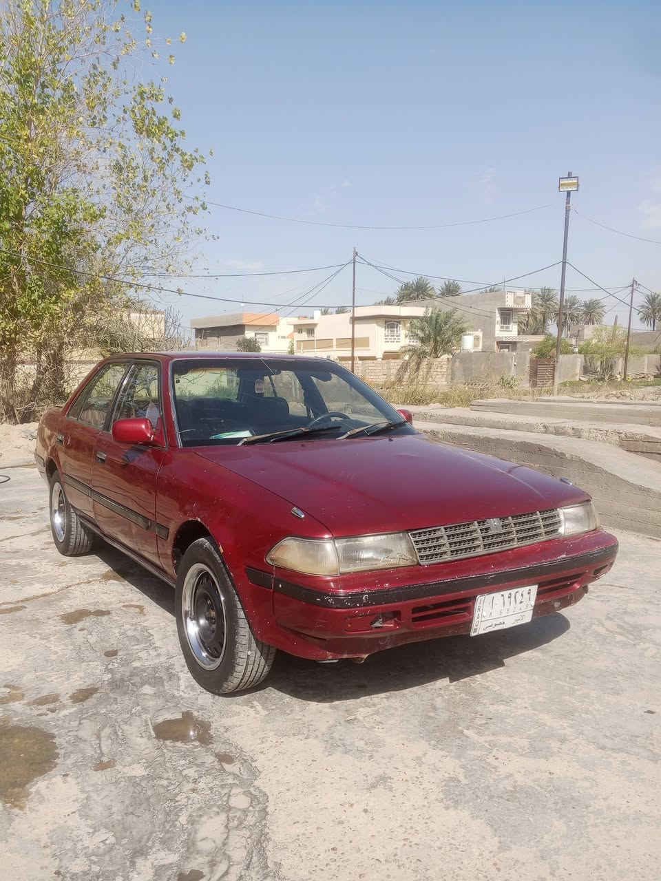 كرونه موديل 91كير مكينه خير من لا تنقيص ولا تبخير تخم تاير جديد تحويل مباشر  كهربائيات كلها شغاله مصفره غرامات دواخل نضيف السعر 32وبيها مجال مكان بابل ***********مامتواجد علحساب اتصال فقط مكلف بلنشر
