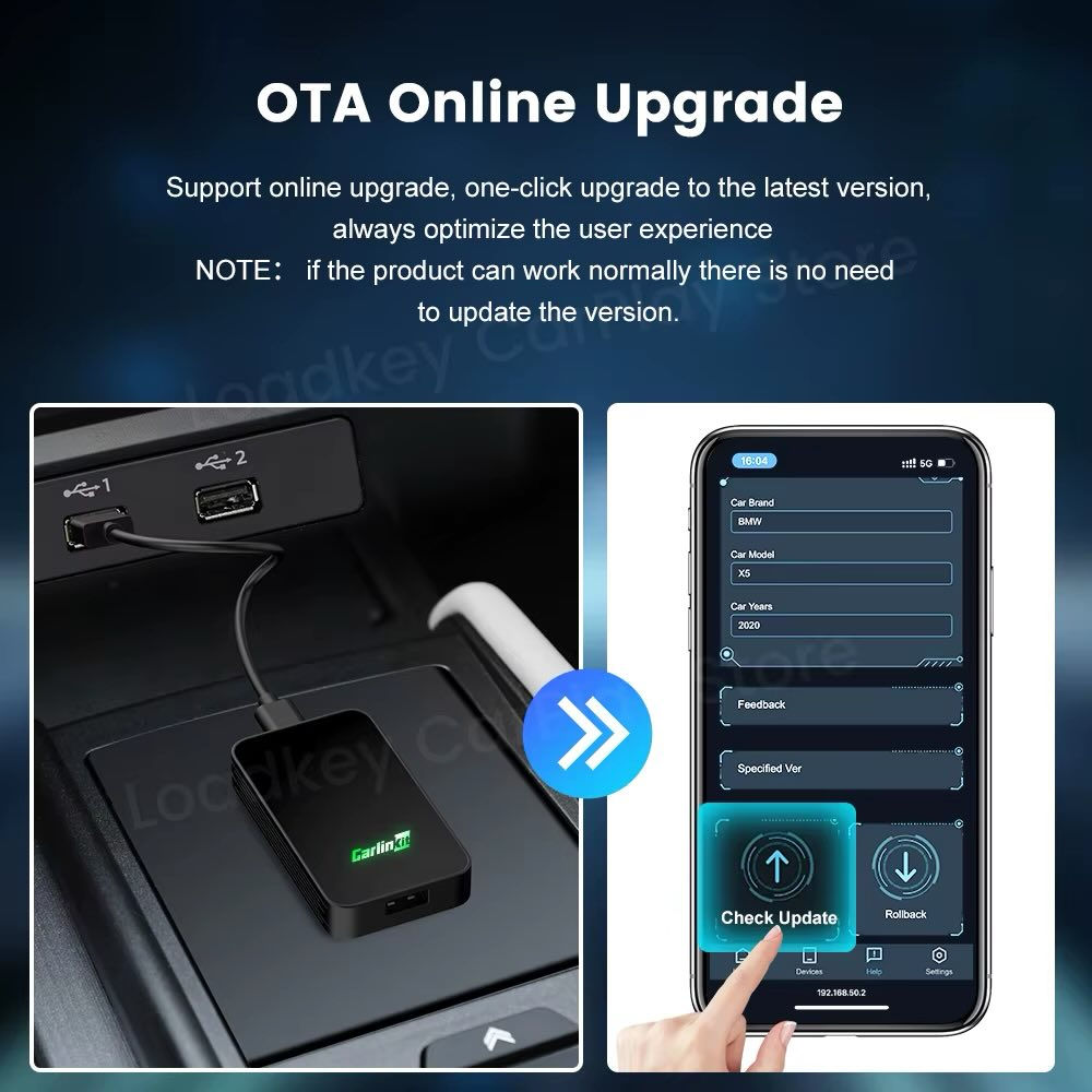 كار بلي
هذا هو محول Carlinkit 2air اللاسلكي الذي يحول Apple CarPlay و Android Auto السلكي في سيارتك إلى اتصال لاسلكي.توافق مزدوج: يعمل المحول على تحويل أنظمة CarPlay و Android Auto السلكية إلى لاسلكية، مما يلغي الحاجة إلى الكابلات.سهولة الاستخدام: يتميز بآلية "التوصيل والتشغيل" (Plug and Play) لسهولة الإعداد، ويتصل تلقائيًا بعد الإقران الأولي.تحديثات: يدعم الجهاز تحديثات البرامج عبر الهواء (OTA) لضمان الأداء الأمثل.


**إذا كنت صاحب هذا الإعلان وتريد حذفه لأي سبب، رجاءا أرسل رسالة إلى الدعم الفني**