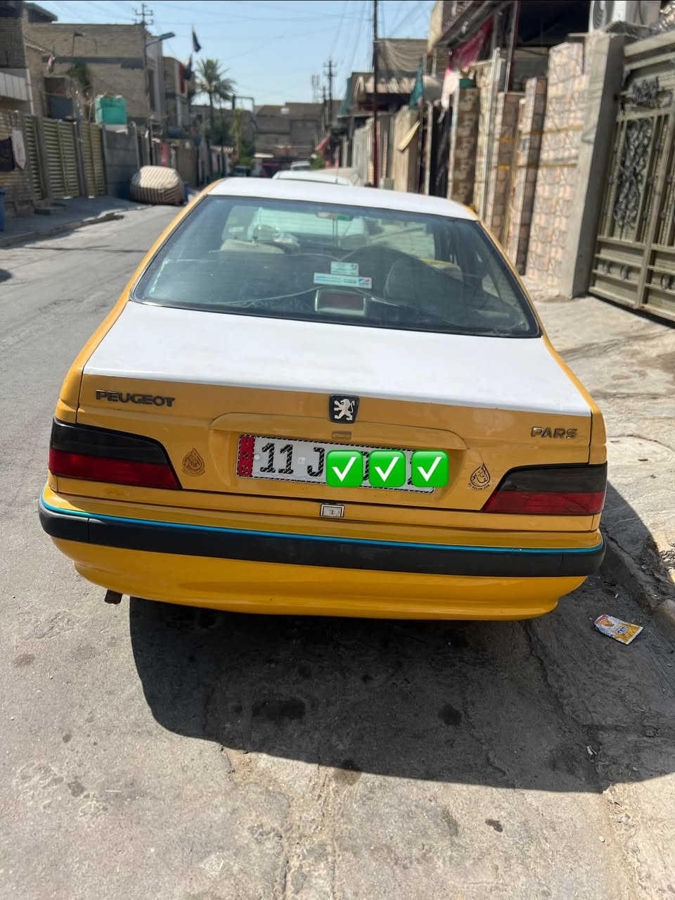 بيجو بارس 2015
رقم بغداد نكليزي تحويل ثاني يوم
مكينه كير تبريد شغال حداديه امامي خلفي كله جديد
بيه بنيد مبدل وباب سايق وجمالق خلفي صبق فقط
مكاني بغداد  
سعر 36 بيه مجال خاطر جيه (***********)
