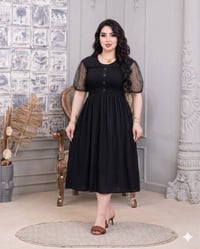 فستان أسود • دانتيل • مقاسات خاصة