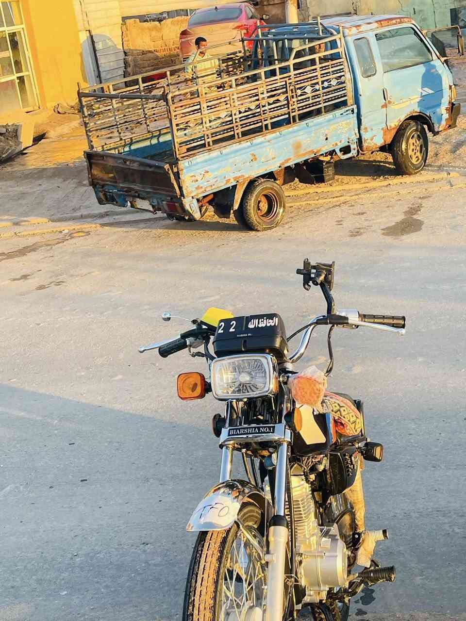سلام عليكم  ٢٥طالعه بشهر الثامن  تفيلس ما مفيلسه  نقصها بس گلوب الاشاره المكان كربلاء طوريج الخيرات سعر  ٦٠٠قفل قفل  دراجه ما متعوبه ***********

