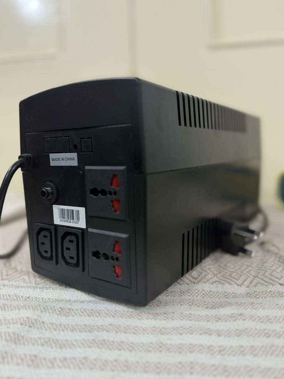 UPS Maxma 1500va
مستعمل اسبوعين عل ذمة ، السعر 65 و بي مجال 🤍


**إذا كنت صاحب هذا الإعلان وتريد حذفه لأي سبب، رجاءا أرسل رسالة إلى الدعم الفني**