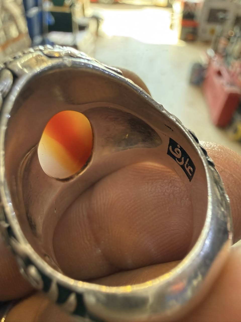 محبس يماني زعفران / صياغة عارف
***********
