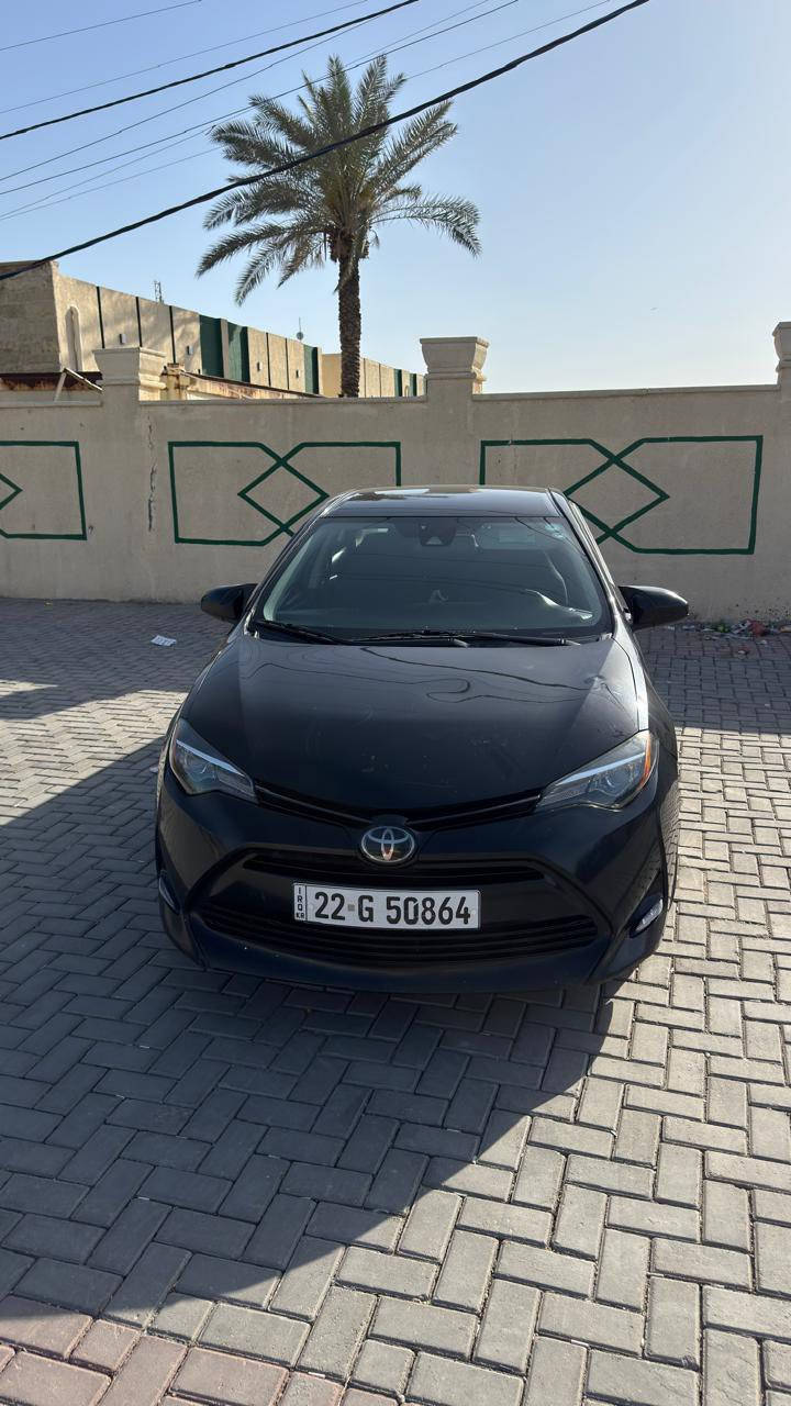 🚗 للبيع تويوتا كورولا 2019 وارد أمريكي - فئة LE 🚗
🔹 اللون: أسود
🔹 رقم: أربيل
🔹 الممشى: 155 ألف مايل
📌 الحالة:
• كير، مكينة، تبريد شرط ✔️
• صبغ جاملغ ونص الصندوق فقط
⚙️ المحرك والأداء:
• محرك 1.8 لتر – 4 سلندر
• قوة 132 حصان
• قير CVT أوتوماتيك
• دفع أمامي
• اقتصادية بالبنزين 👍
✨ المواصفات:
• شاشة 6.1 إنش + بلوتوث + USB
• مكيف أوتوماتيك
• تحكم بالستيرن
• كاميرا خلفية
• مثبت سرعة
• رادار أمامي
• مرايا كهرباء مع إشارات
• إنارة نهارية LED
• ويل حديد 16 إنش
🛡️ الأمان:
• 7 إيرباغ
• ABS + VSC
• تحذير مغادرة المسار
• نظام Toyota Safety Sense
💰 سيارة عملية، اقتصادية، واعتمادية عالية
📍 السيارة جاهزة للاستخدام اليومي
📞 للاستفسار والتفاصيل أكثر،   اتصل 
السعر ١٢٥ وبيه مجال 
***********
