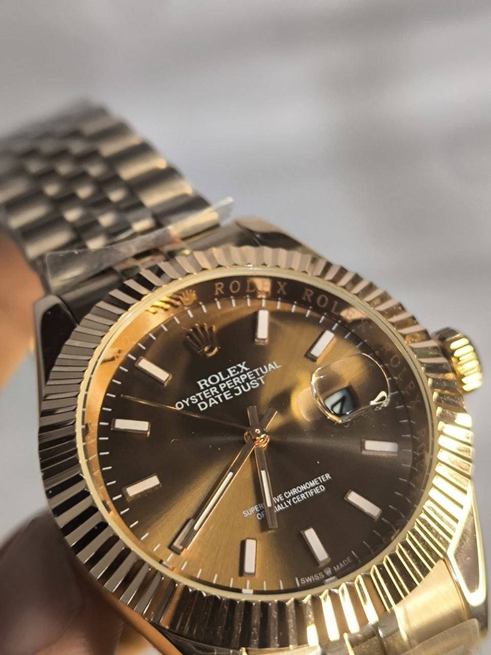 ⌚  ديت جست مواصفات سوبر
تحفة فنية 
مصممة لرجال الاعمال 
مكينة كوارتز نظام ماطور 
 البودي: ستانلس ستيل مقاوم للصدأ روز كولد
 ميناء ملكية لمحبي الفخامة روز كولد مزودة بمنفذ تاريخ
قفل بحري
زجاج زفير ضد الخدش
مقاومة الماء وغبار 
السير ستانلس ستيل روز كولد
 قفل جوبلي اصلي
مختمة بالكامل 
قطعة ما تتفوت 

🔴ملاحظة متوفر قطعة واحدة فقط 

السعر  :- 65 الف ع اول تم
للحجز والاستفسار يرجى مراسلة الصفحه


**إذا كنت صاحب هذا الإعلان وتريد حذفه لأي سبب، رجاءا أرسل رسالة إلى الدعم الفني**