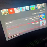 شاشة منحنيه • استعمال اسبوع • النجف